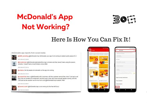 McDonalds App Not Working August 2021 Here Is How To Fix It JGuru