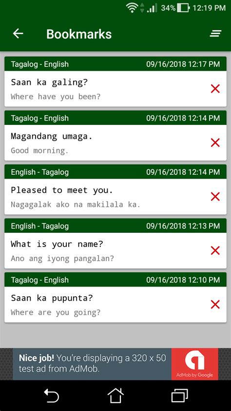 Filipino - English Translator - App on Amazon Appstore