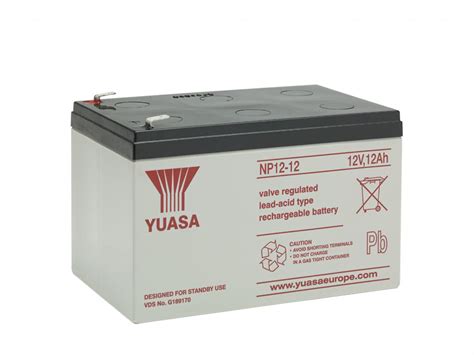 Fey Elektronik NP12 12 Yuasa Servicefr AGM Lead Acid Battery