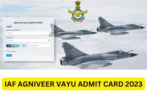 Iaf Agniveer Vayu Admit Card Exam City Slip Link Agnipathvayu