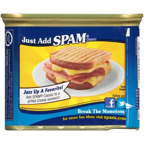 SPAM Classic Canned Meat (12 oz) - Instacart