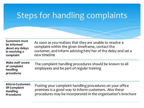 Complaint Handling And Management From Receipt To Trending An