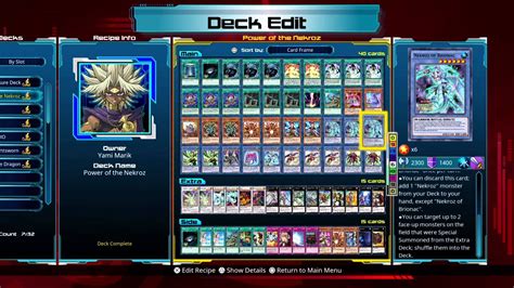 Yu Gi Oh Legacy Of The Duelist Nekroz Deck Profile YouTube