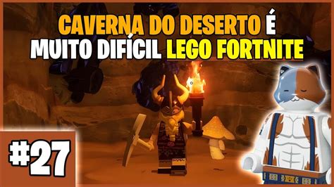 LEGO FORTNITE 27 A CAVERNA DE LAVA É MUITO DÍFICIL MEU DEUS DO CÉU