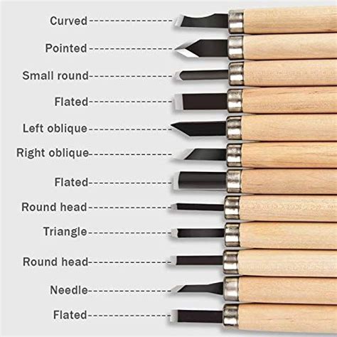 Several Different Types Of Pencils Lined Up On Top Of Each Other With