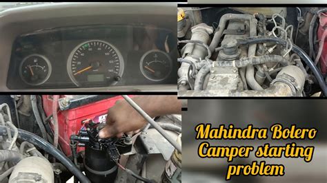 Mahindra Bolero Starting Problem Bs4 YouTube