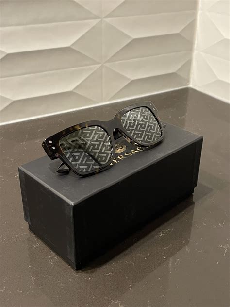 Versace Versace Greco Logo Sunglasses Grailed
