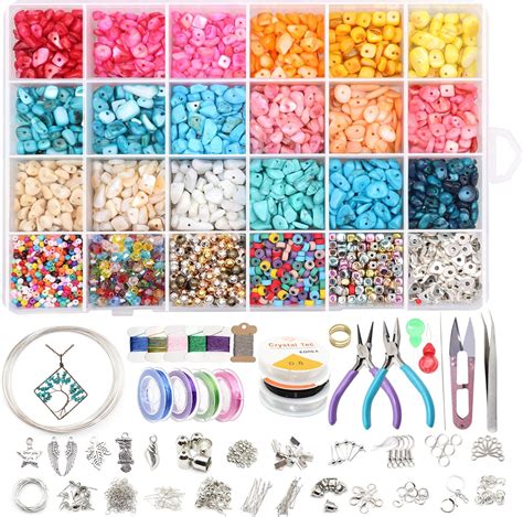 Amazon Pcs Color Irregular Crystal Chip Beads Gacuyi