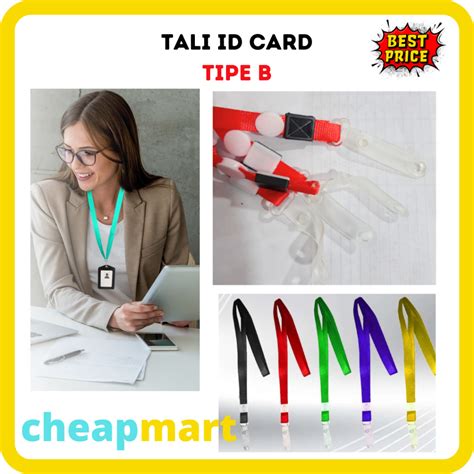 Jual LENGKAP ID CARD Kartu Nama Holder Mika Tali Lanyard Gantungan