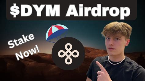 Dymension Airdrop Dym [how To Stake For More Airdrops] Youtube