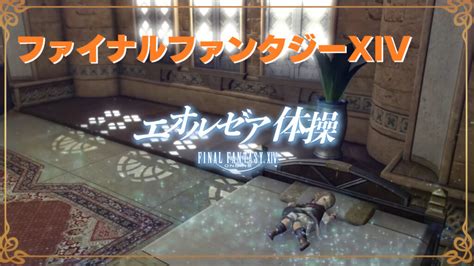 Ff14 「エオルゼア体操」が新生10周年記念で製作された！みんなでやってみよう♪ うさねこ散歩