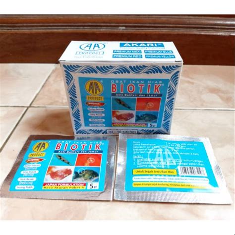 Jual Biotik Biru Obat Ikan Anti Bakteri Dan Jamur Shopee Indonesia