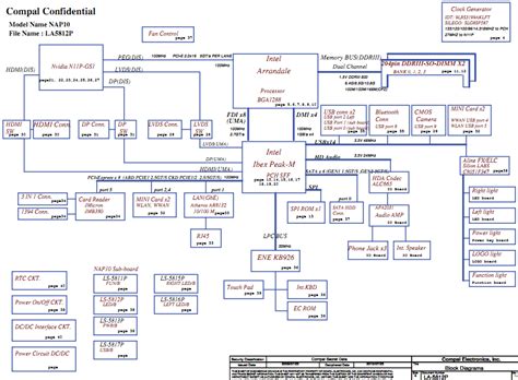 Dell Alienware M11x schematic, NAP10 LA-5812P – Laptop Schematic