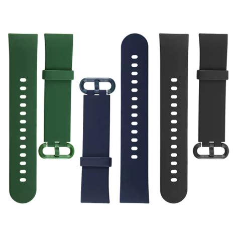 3X SILICONE WATCH Straps For Xiaomi Mi Watch Lite Redmi Watch Lite