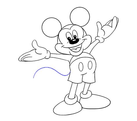 Liquidificador Que Não Faz Barulho - Mickey Mouse Line Drawing Mickey Mouse Line Drawing | Free Download On