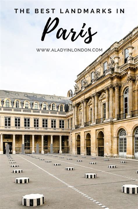 Famous Paris Landmarks Map