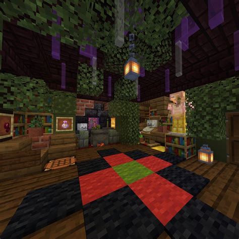 Minecraft witch house interior | Witch house interior, Room minecraft, Witch house