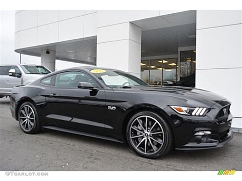 Shadow Black Ford Mustang Gt Premium Coupe Photo