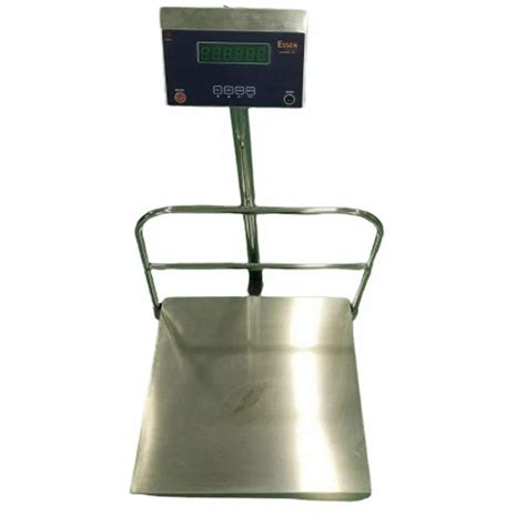 500kg Essen SS Single Load Cell Platform Scale Platform Size 750 750