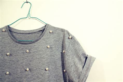 Frashion Diy Pearl Embellished Shirt Uradi Sam Majica Sa