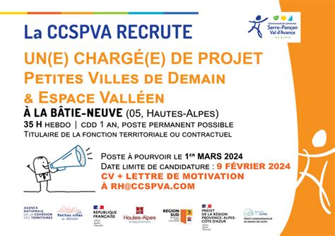 Offres D Emploi Communaut De Communes Serre Pon On Val D Avance