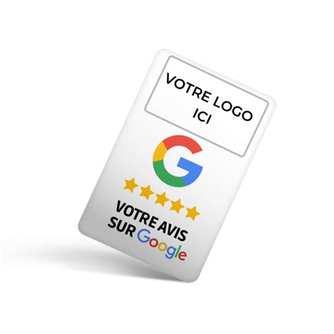 Carte Avis Google Sans Contact Personnalis E Vtap