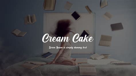 Cream Cake Font : Download Free for Desktop & Webfont