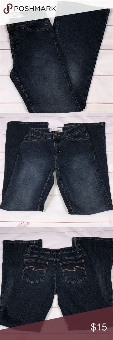 🌸220 Faded Glory 16 Slim Stretch Flare Jeans Flare Leg Jeans Flare