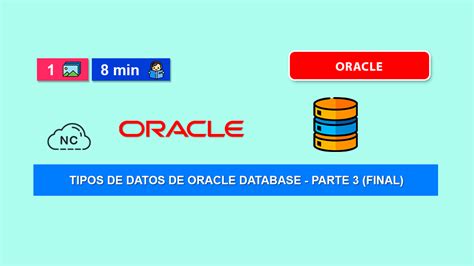 Tipos De Datos En Oracle Database Parte 3 Final