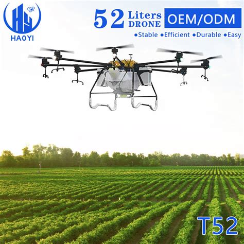 Haoyi 52L Agriculture Plant Protection Uav Sprayer 60 Kg Payload