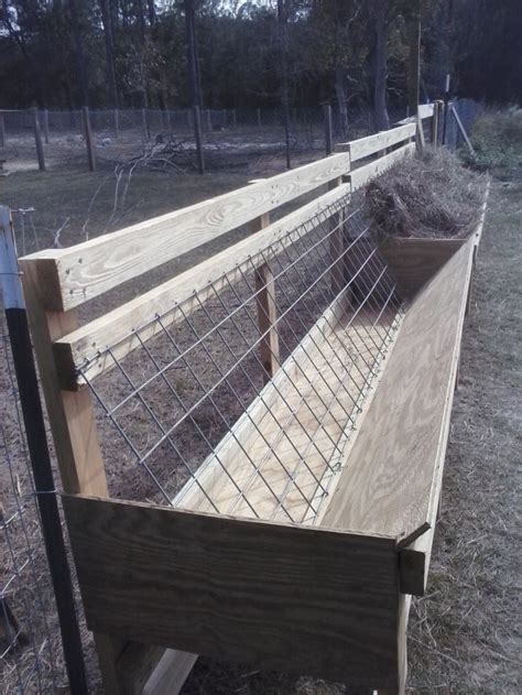 Challenged Survival Sheep Or Goat Feeder Pdf Plans Free Available To Download At