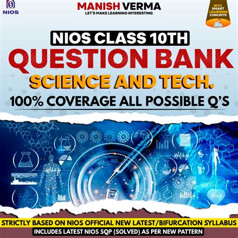 Nios Class Th Science And Technology Question Bank Notes In