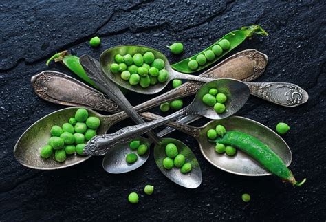 Горошек в ложках | Пикабу