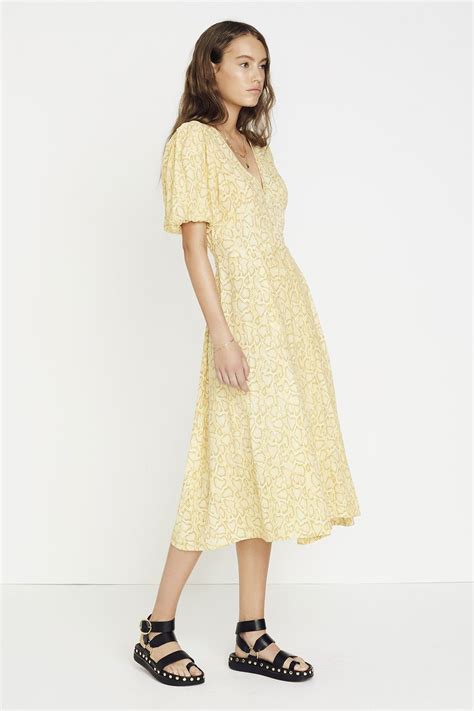 Petra Snake Natural Delia Midi Dress Final Sale ShopperBoard