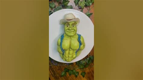 Buff Cowboy Shrek Cake 😏💚💪 Youtube