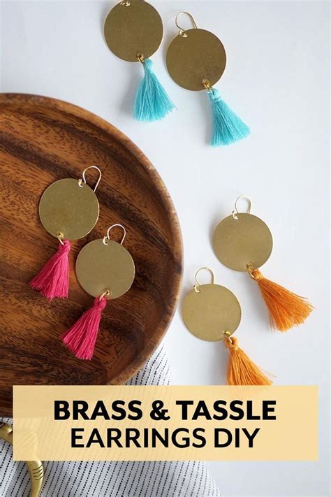 Brass And Tassel Earrings Tutorial From Alice Lois J Conlon And