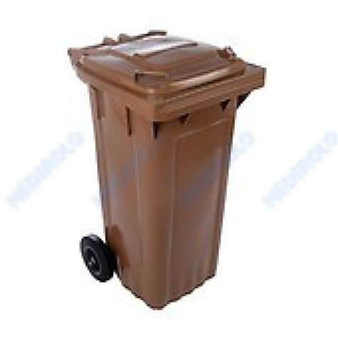 CONTENTOR CASTANHO 120L C RODAS