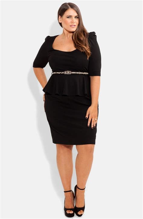 City Chic Peplum Dress Plus Size Nordstrom