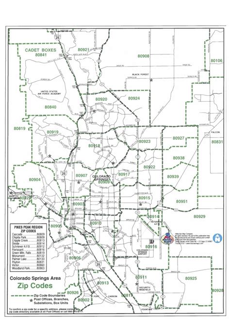 Colorado Springs Zip Code Map – Map Of The World