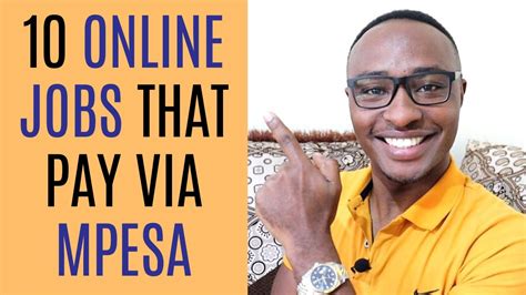 10 Online Jobs In Kenya That Pay Through Mpesa In 2023 YouTube