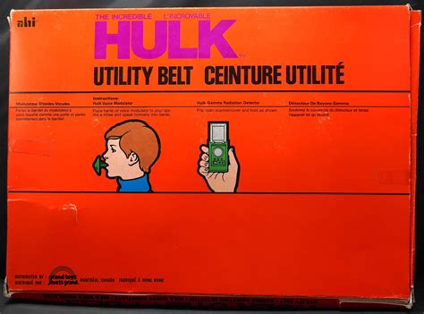 The Incredible Hulk Office Utility Belt - Mego Talk