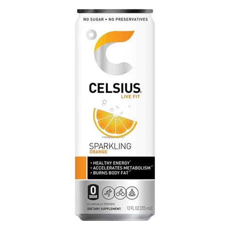 Celsius Sparkling Energy Drink Orange 1 Ct From Publix Instacart