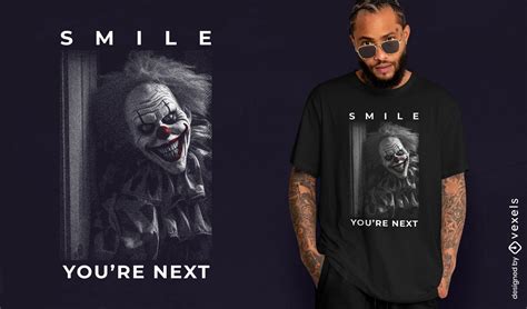 Scary Halloween Clown Monster T Shirt Psd Psd Editable Template