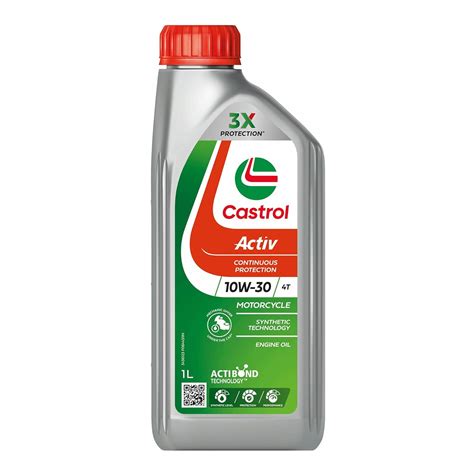 Castrol Activ Stop Start W T Synthetic Engine Oil For Bikes L