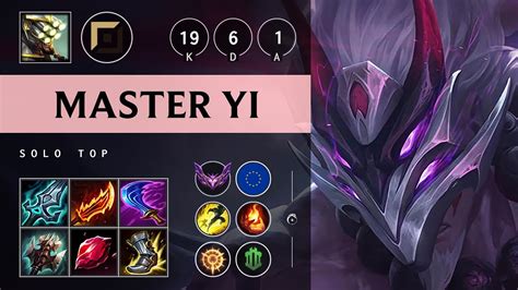 Master Yi Top Vs Cho Gath Quadra Kill Legendary Euw Master Patch