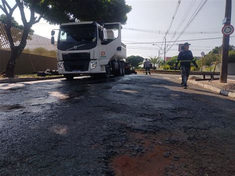 Prefeitura Faz O Recape De Mais Um Trecho Da Avenida Todescan