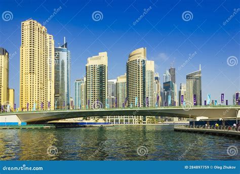 Yacht Club In Dubai Marina UAE Editorial Stock Image Image Of