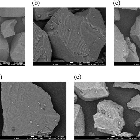 Scanning Electron Micrographs SEM Untreated Images Of MCM 41 A