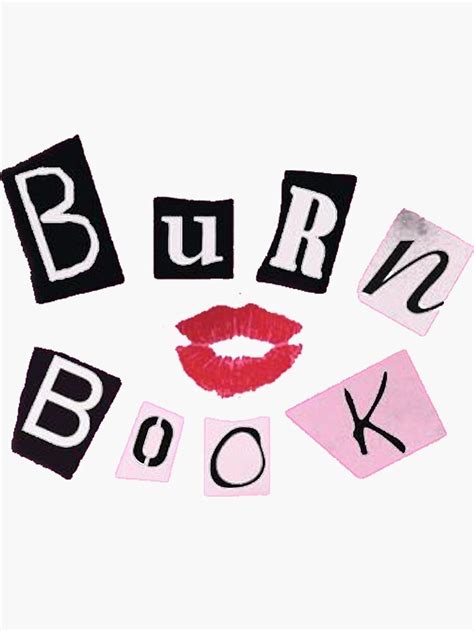 Printable Burn Book Letters