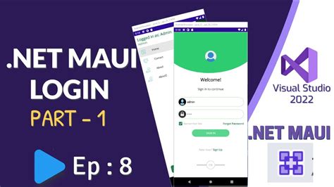 NET MAUI Login Part 1 Ep 8 YouTube